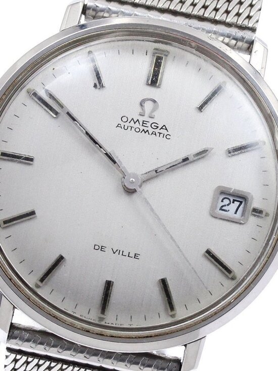 OMEGA De Ville 166.033 Date vintage Silver Dial Automatic Men\'s Watch_939920